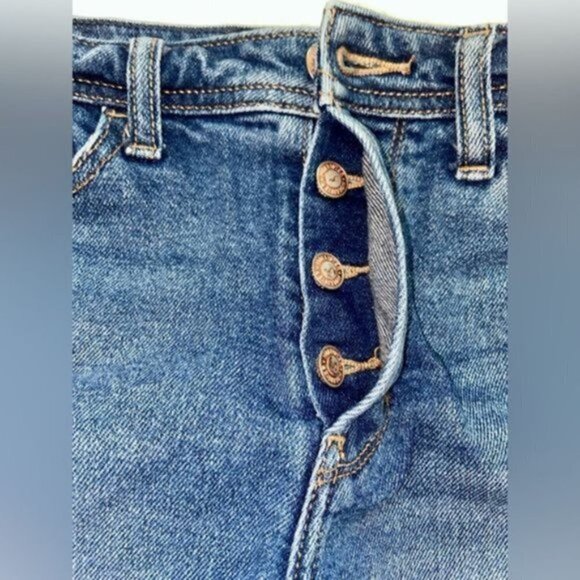 Women’s Hollister high rise boyfriend distressed cut off jean shorts size W26 - Picture 4 of 16